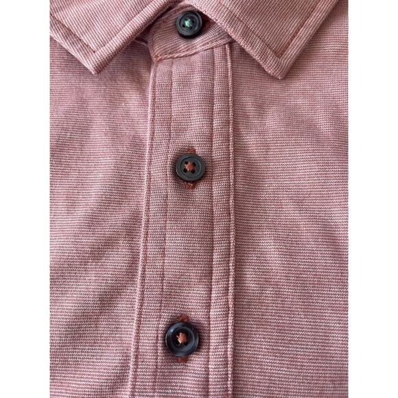 LinkSoul Golf Polo Mens Size XL TEMPUS FUGIT Short Sleeves Collared 100% Cotton - Picture 4 of 7